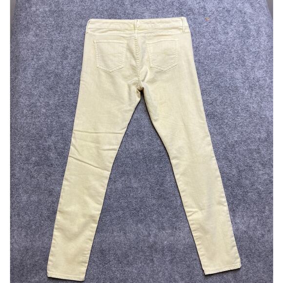 Gap 1969 Always Skinny Jeans Women's Size 30/10r Yellow Denim - Picture 2 of 12